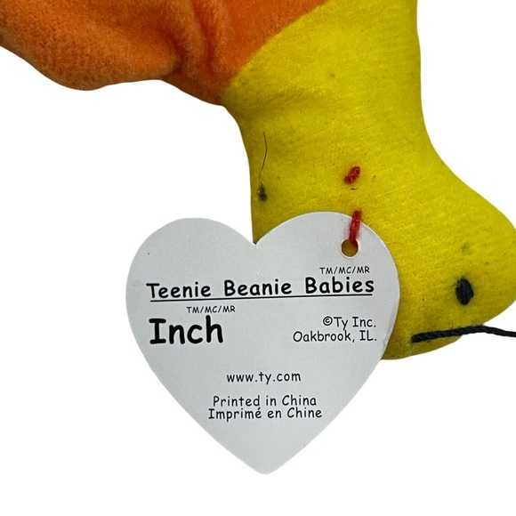 Ty Teenie Beanie Babies named Inches the Inchworm! - Picture 3 of 4